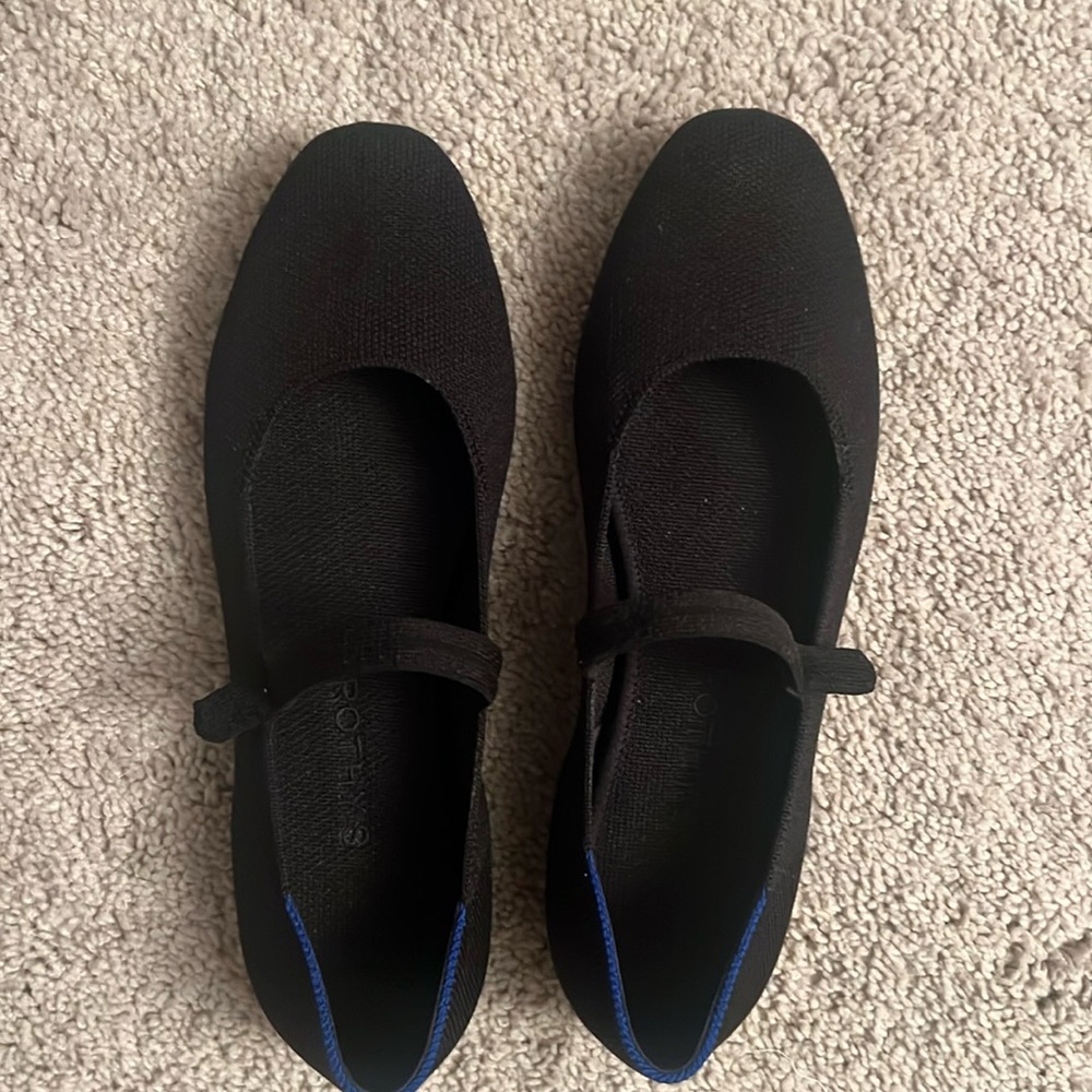 Rothy’s Square Toe Black Mary Jane